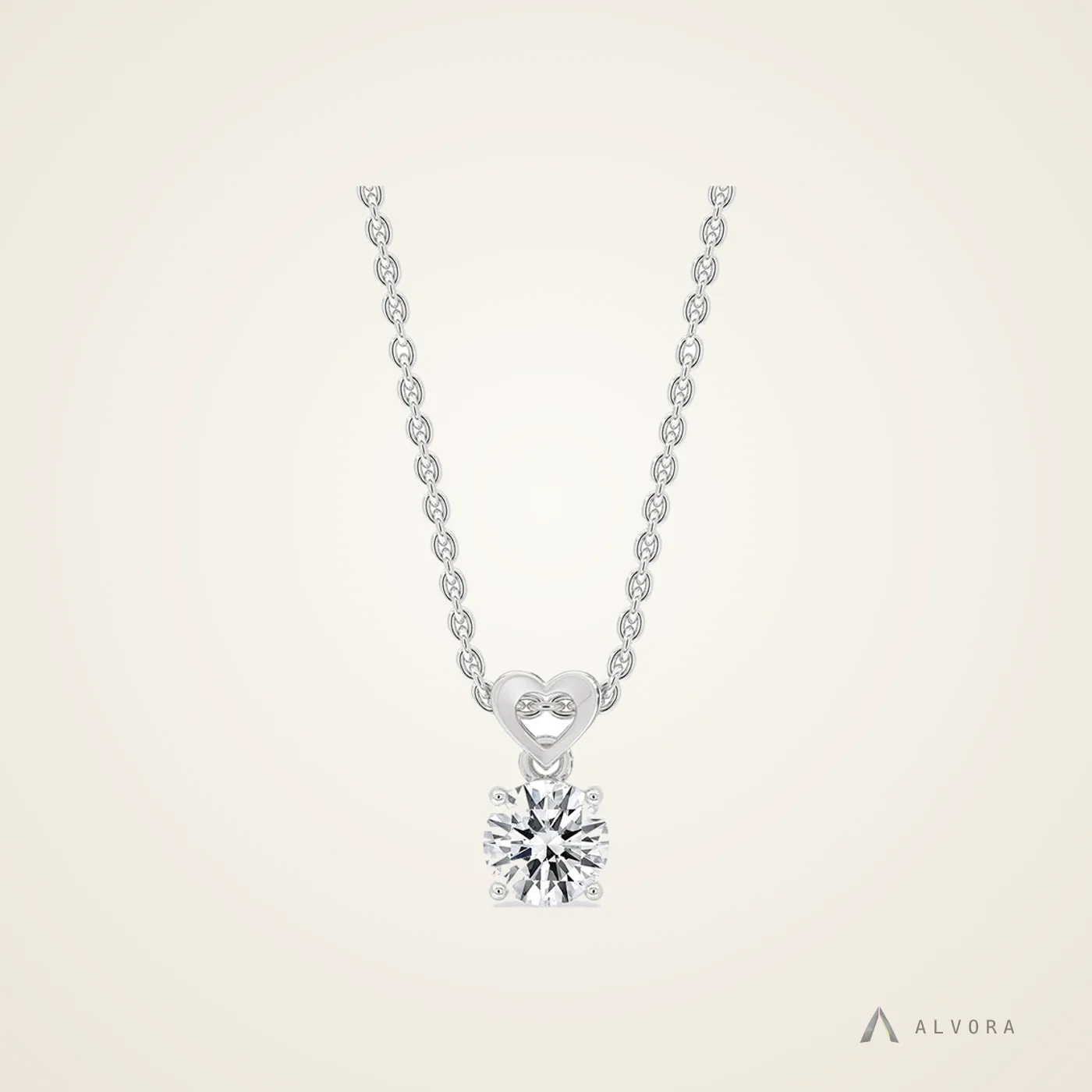 Coralie Pendant, pendant lab-grown diamond pendant