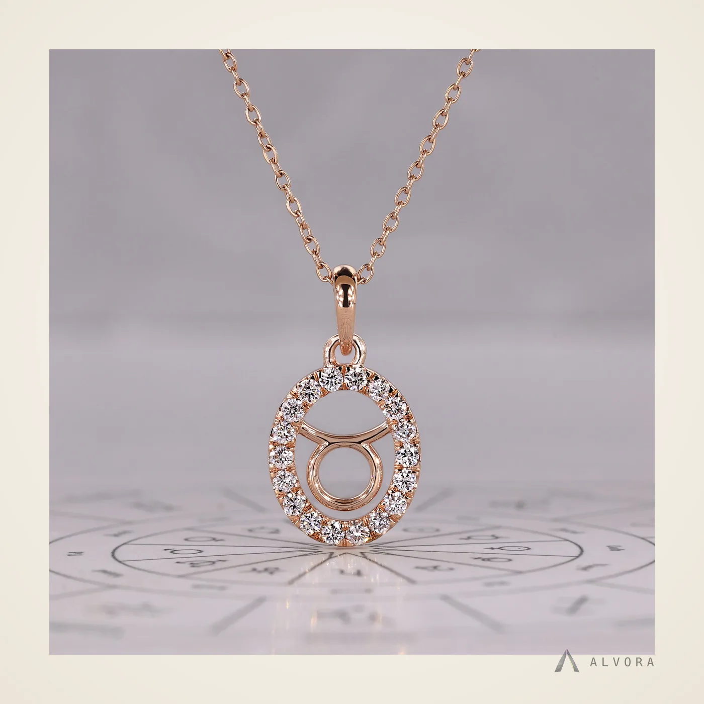 Leonie Halo Pendant, halo pendant lab-grown diamond pendant