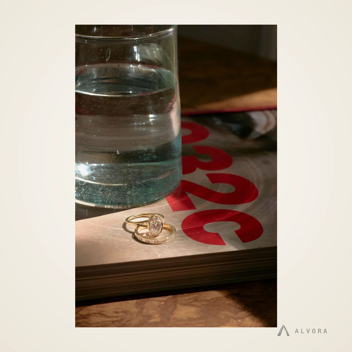 Selene Oval Heritage, oval heritage lab-grown diamond engagement ring