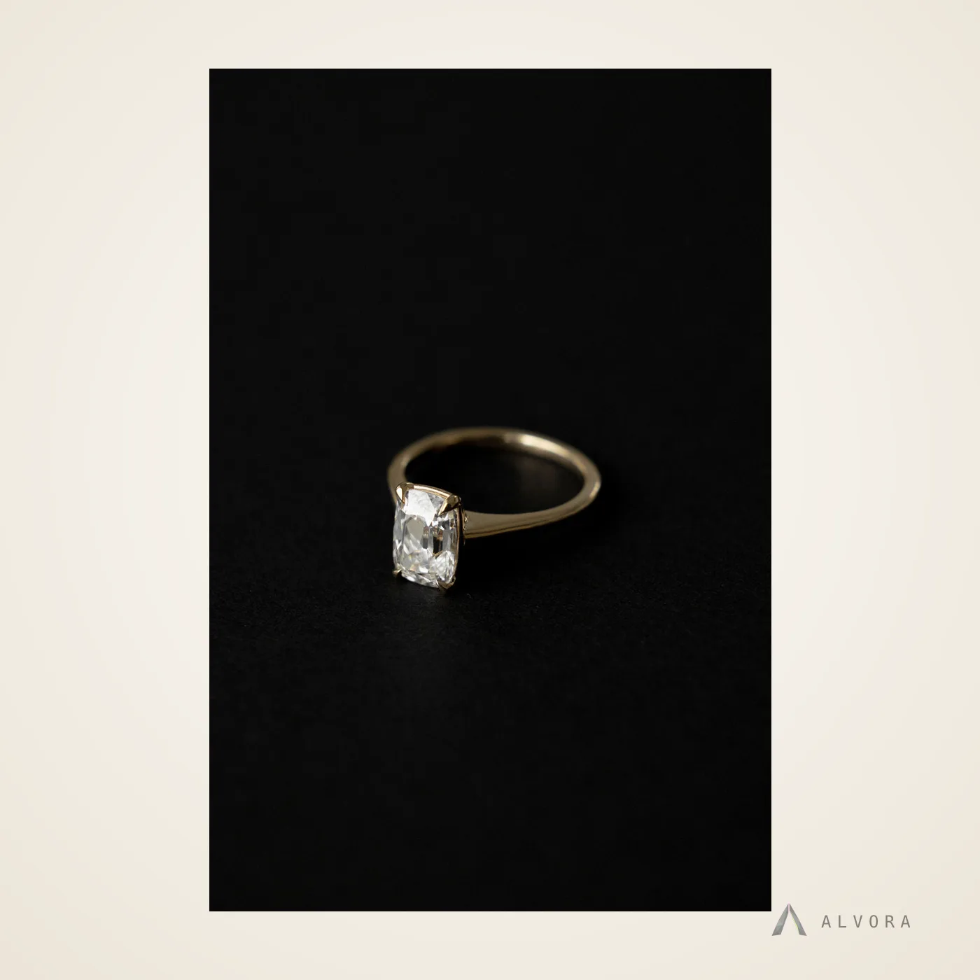 Thea Old Mine Heritage, old mine heritage lab-grown diamond engagement ring