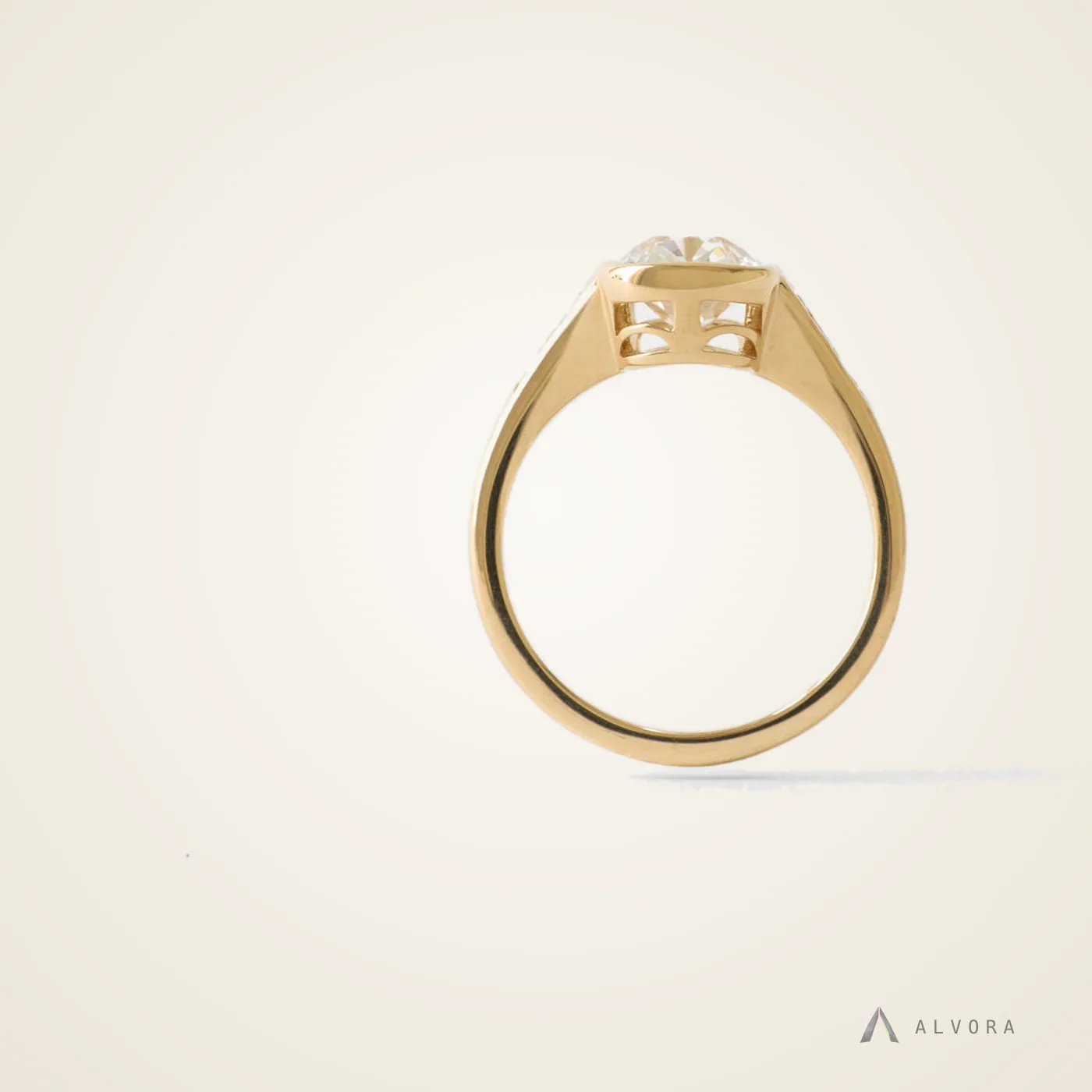 Romilly Old Mine Heritage, old mine heritage lab-grown diamond engagement ring