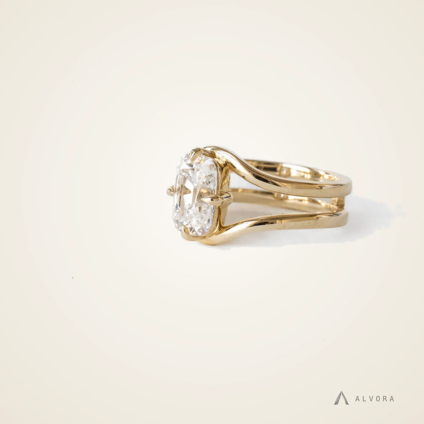 Beatrix Old Mine Heritage, old mine heritage lab-grown diamond engagement ring
