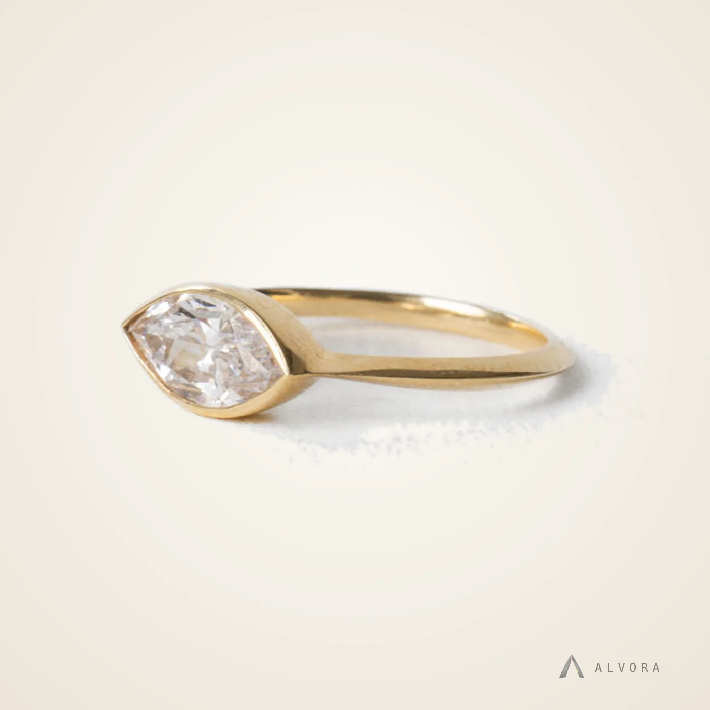 Oriane Marquise East-West, marquise east-west lab-grown diamond engagement ring