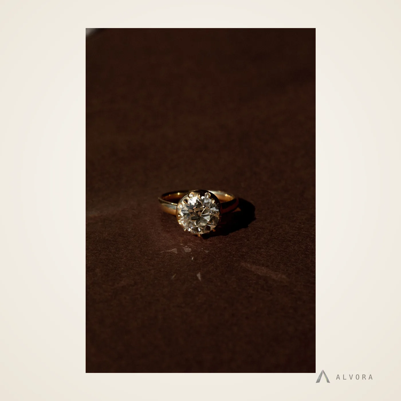 Philippa Solitaire, solitaire lab-grown diamond engagement ring