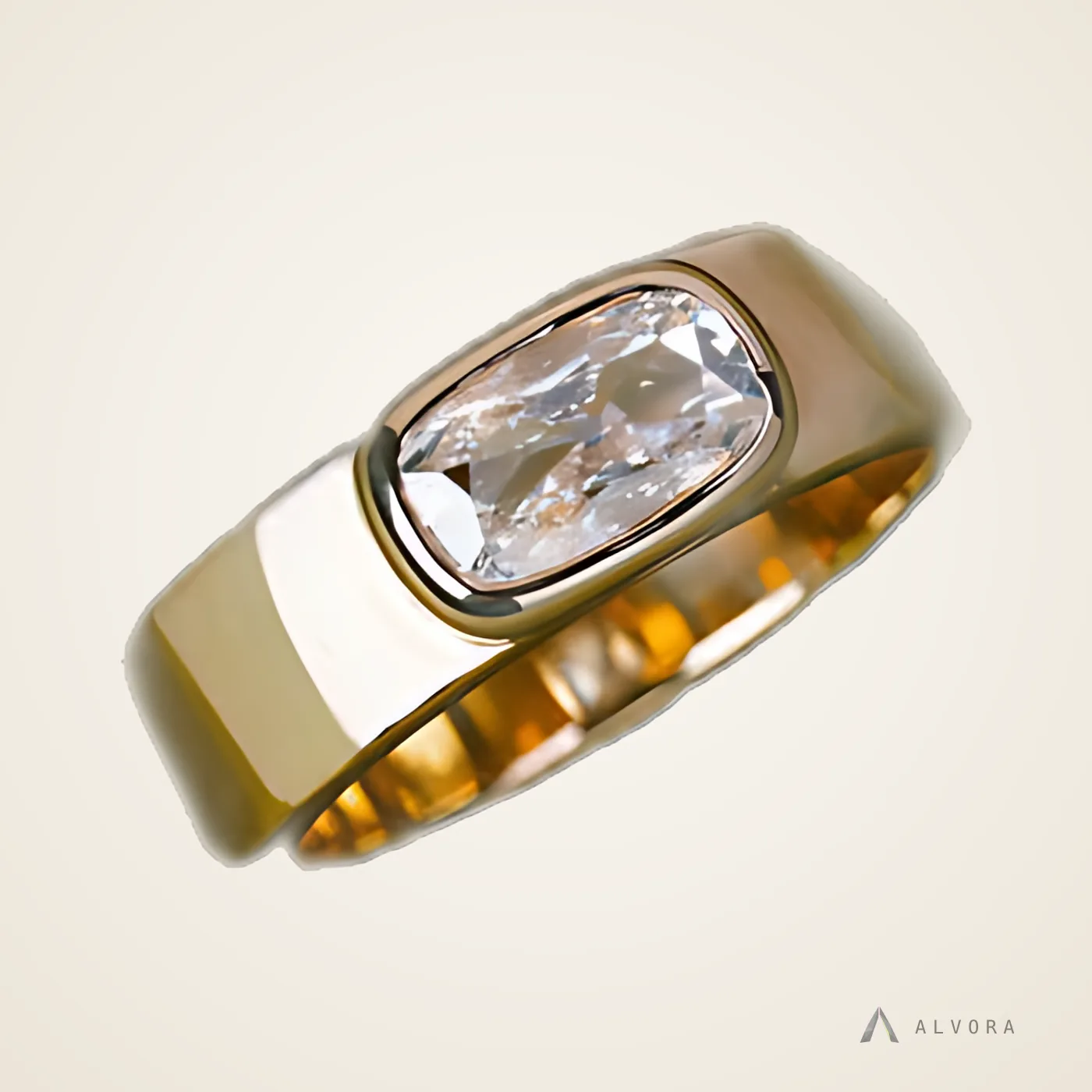 Lorelle Cushion Heritage, cushion heritage lab-grown diamond engagement ring