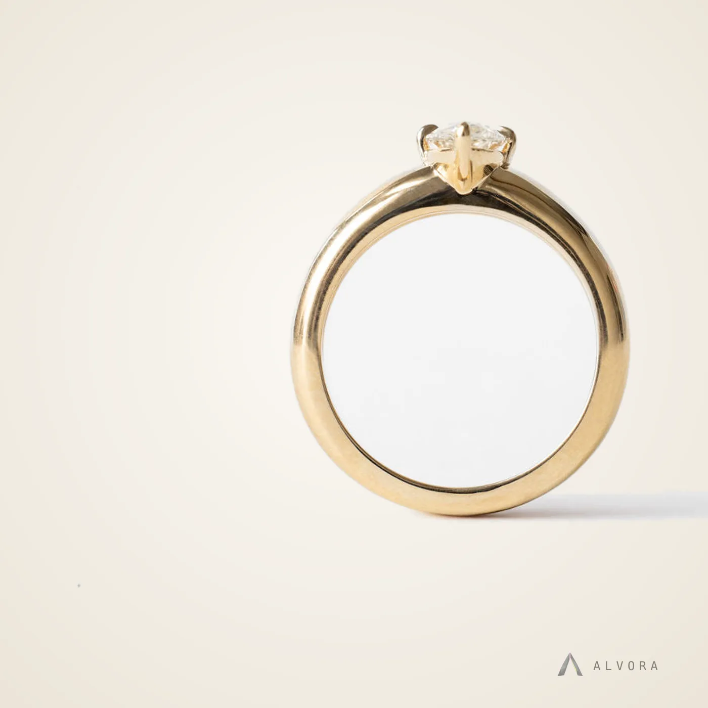 Nyssa Heritage, heritage lab-grown diamond engagement ring