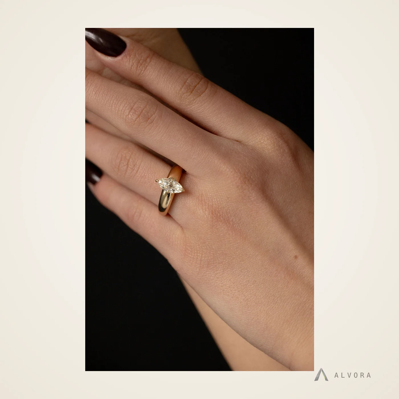 Nyssa Heritage, heritage lab-grown diamond engagement ring