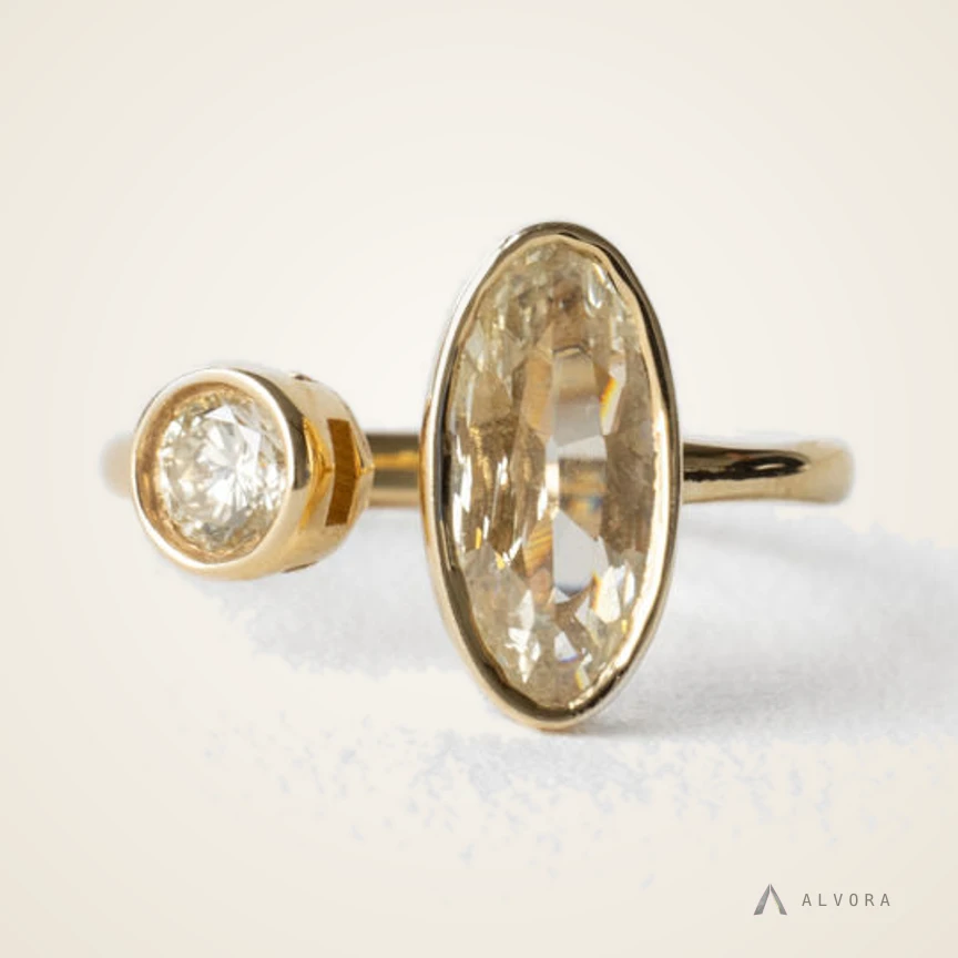 Quenby Heritage, heritage lab-grown diamond engagement ring