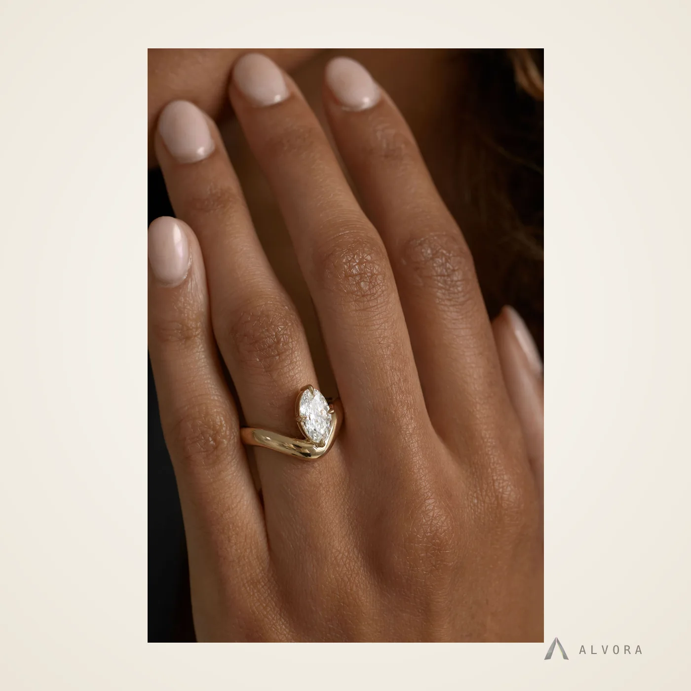 Federica Heritage, heritage lab-grown diamond engagement ring