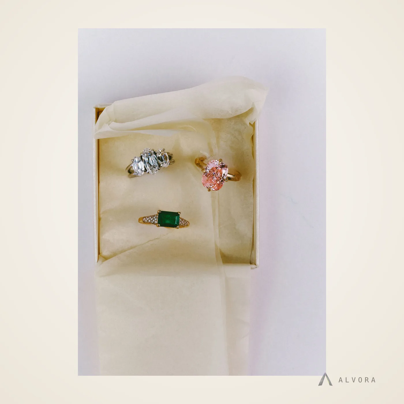 Giacinta Solitaire, solitaire lab-grown diamond engagement ring