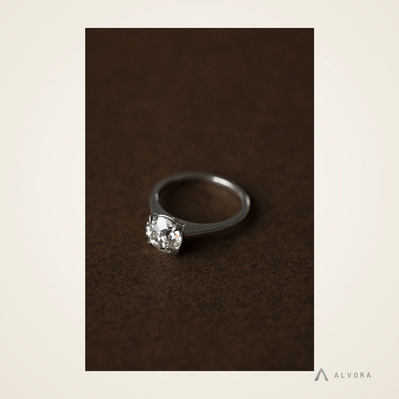 Thea Heritage, heritage lab-grown diamond engagement ring