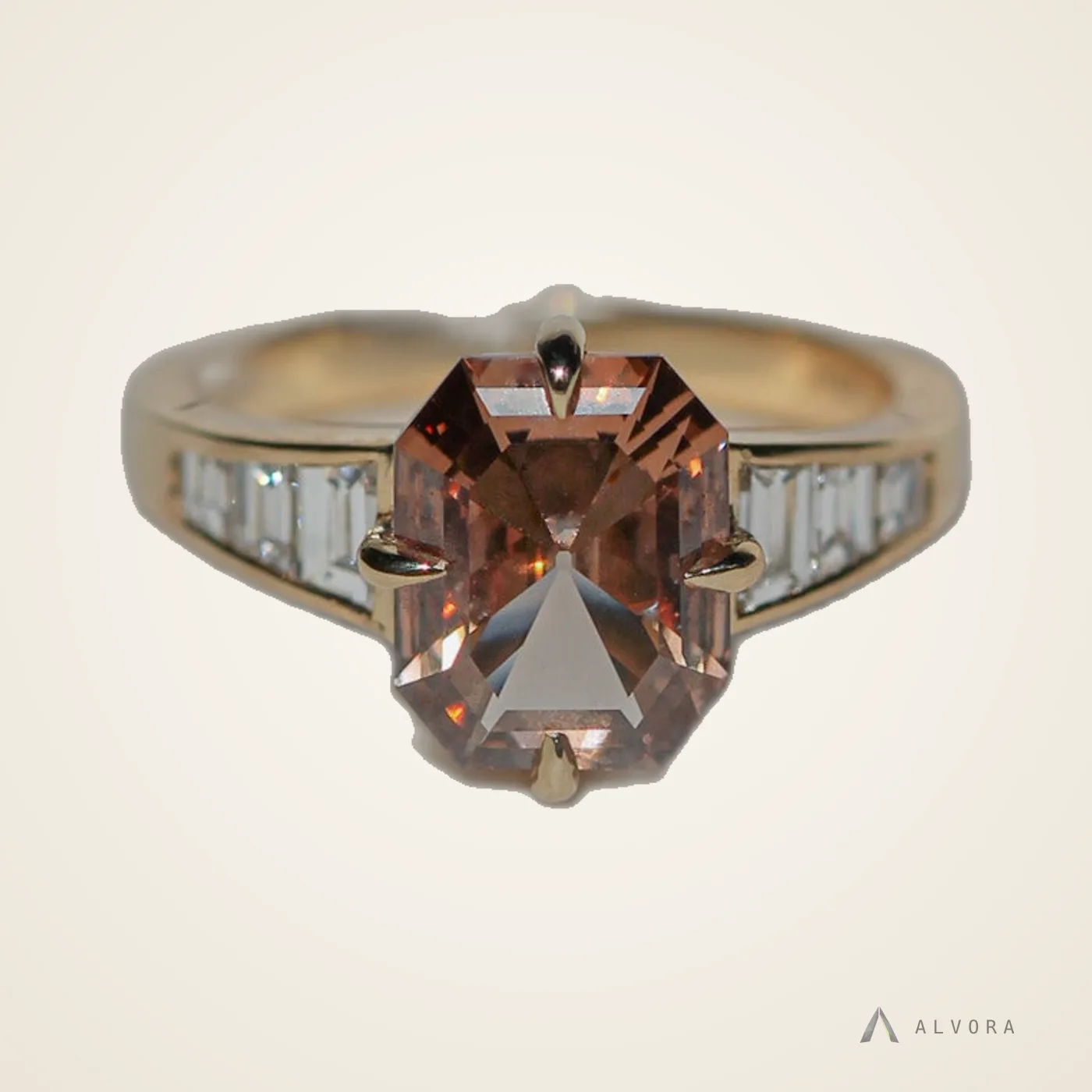 Josiane Solitaire, solitaire lab-grown diamond engagement ring