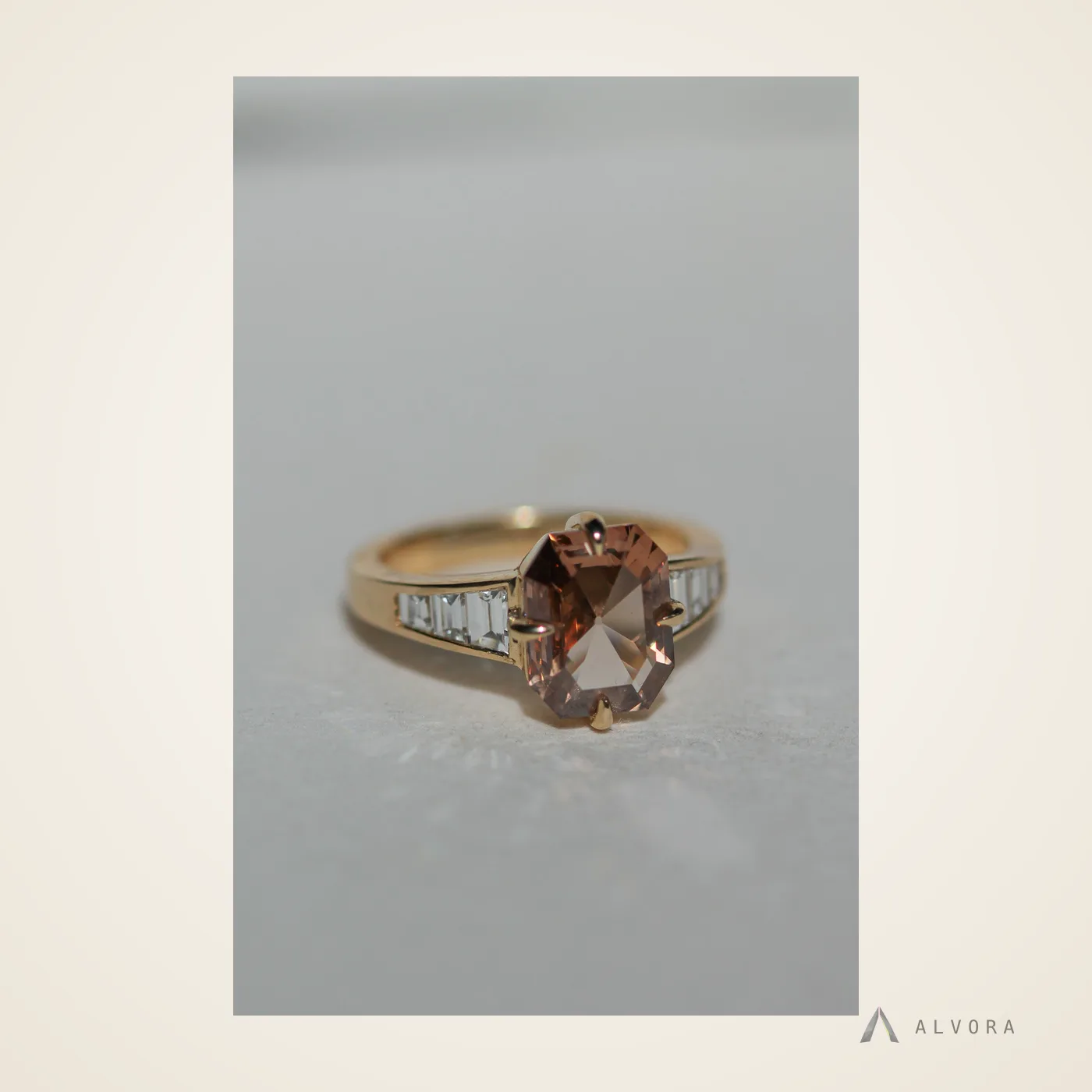 Josiane Solitaire, solitaire lab-grown diamond engagement ring