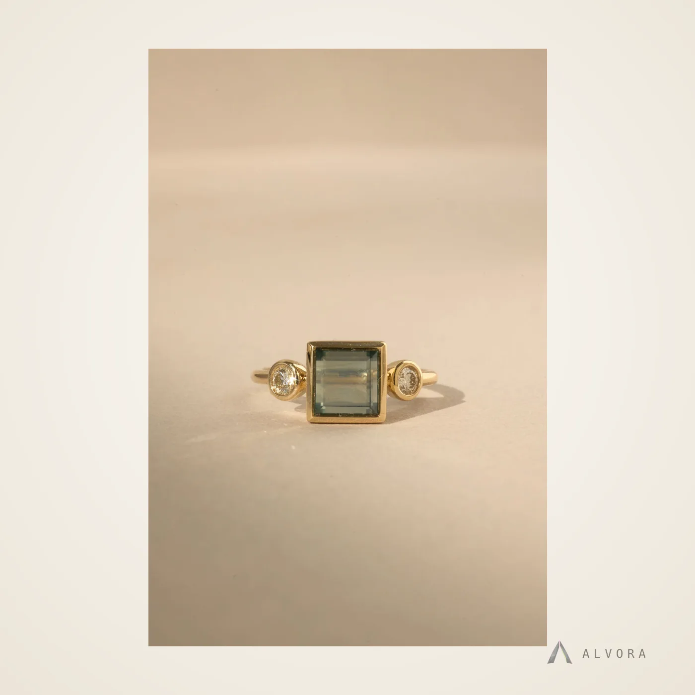 Ione Solitaire, solitaire lab-grown diamond engagement ring