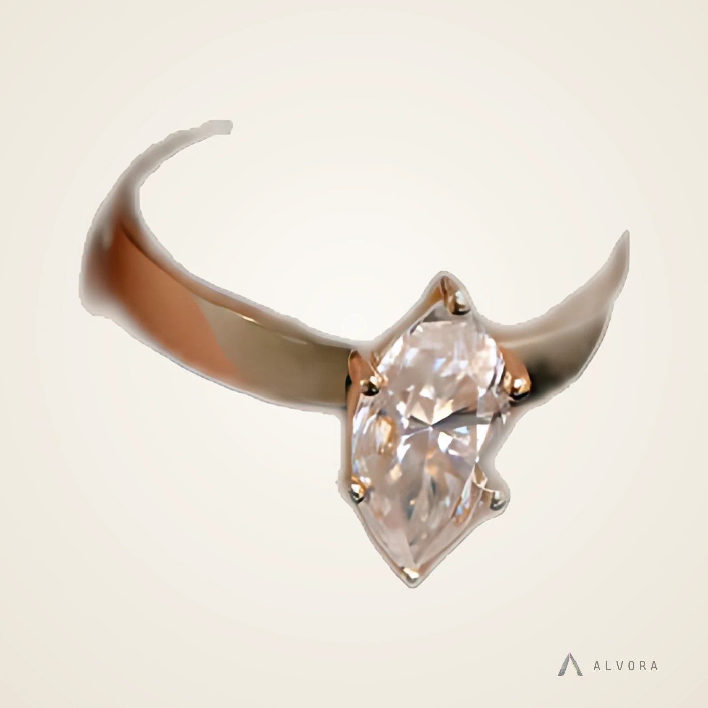 Anneliese Solitaire, solitaire lab-grown diamond engagement ring