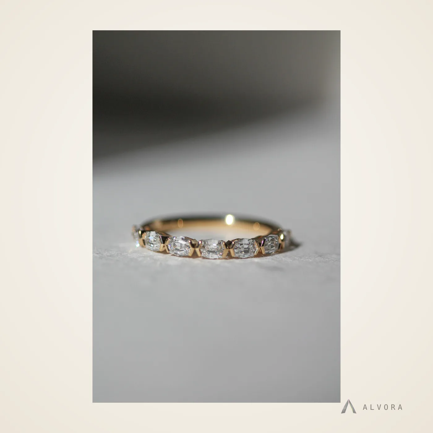 Domenica Elongated Cushion Solitaire, elongated cushion solitaire lab-grown diamond engagement ring