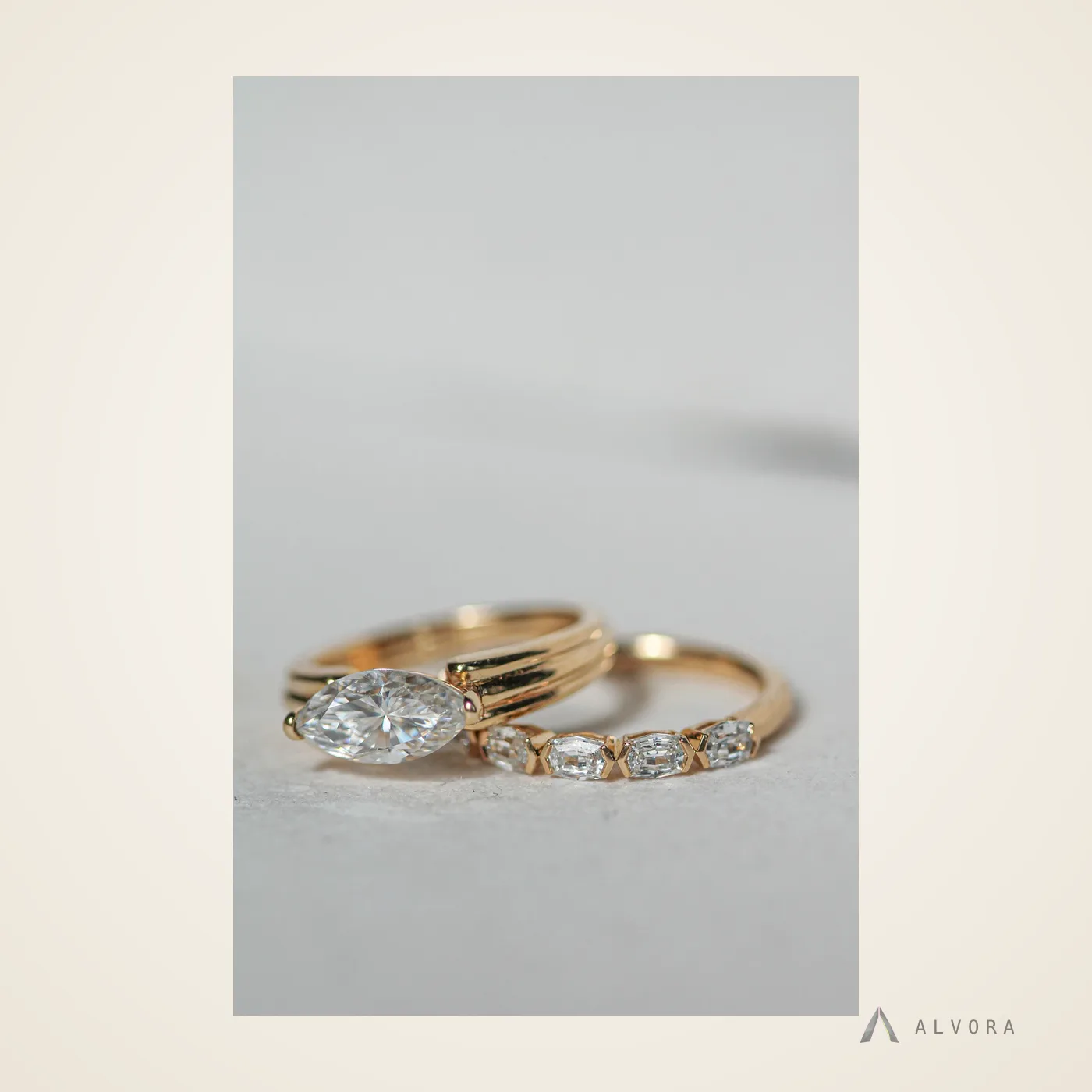 Domenica Elongated Cushion Solitaire, elongated cushion solitaire lab-grown diamond engagement ring