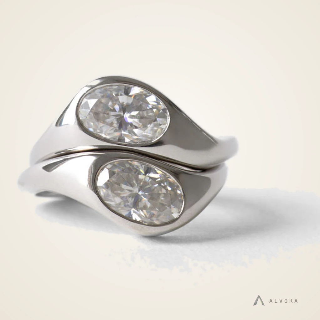 Minerva Solitaire, solitaire lab-grown diamond engagement ring