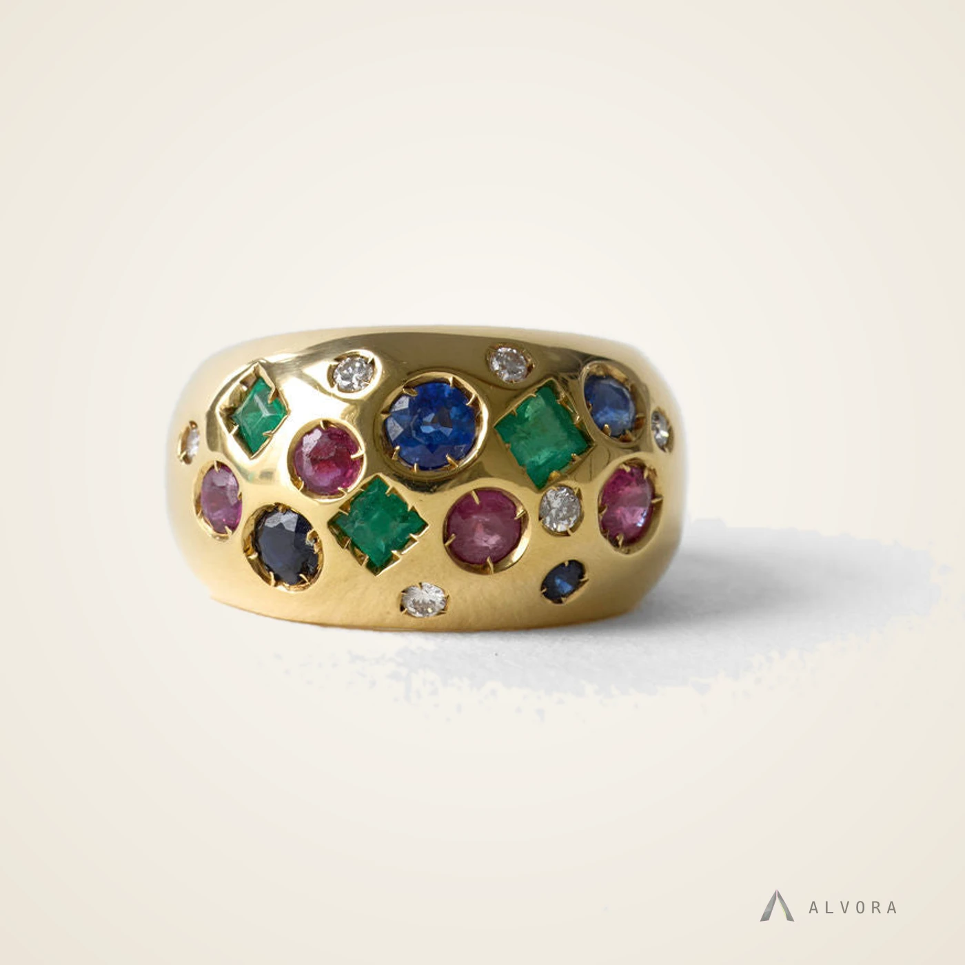 Rosalba Heritage, heritage lab-grown diamond engagement ring