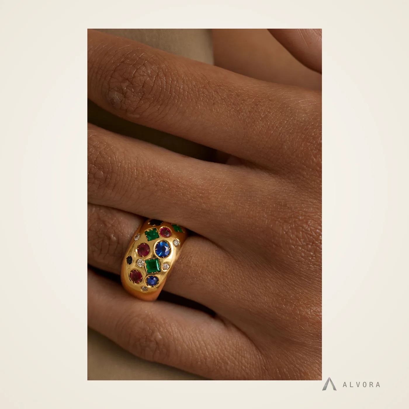 Rosalba Heritage, heritage lab-grown diamond engagement ring